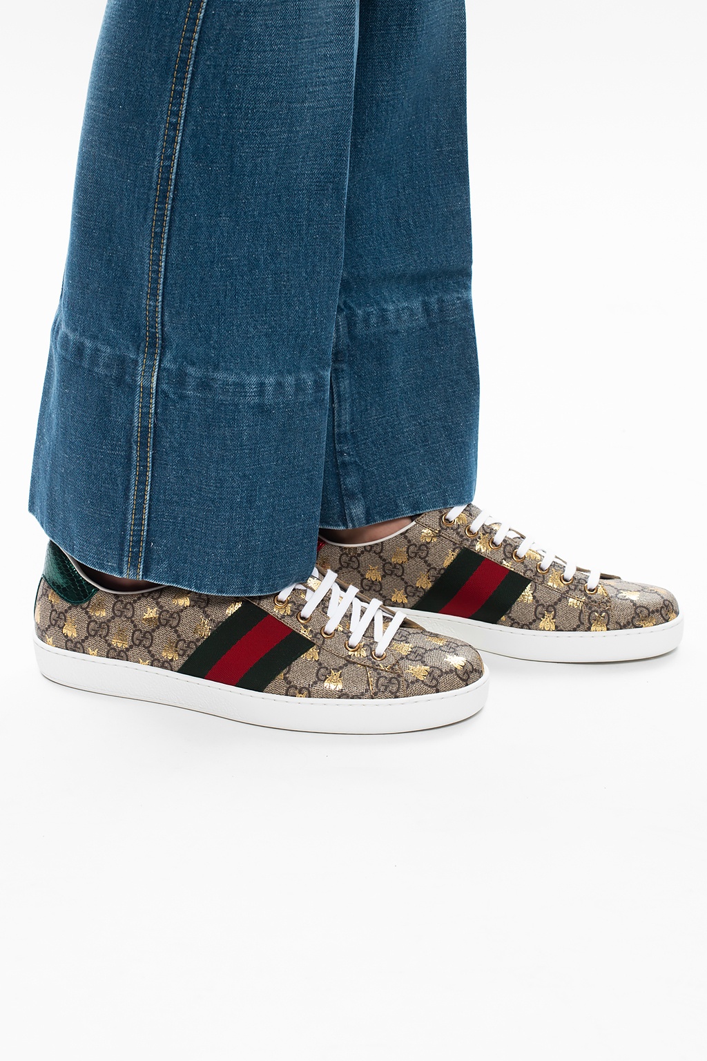 Gucci on sale ace canvas